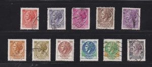 Mini Collection of Italy Syracusean Coin Used Stamps - Set of 11 - Lot IT09 - Picture 1 of 3