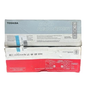 Toshiba D-RW2 DVD-Videorecorder geöffnete OVP, Netzkabel & Fernbedienung getestet - Bild 1 von 20