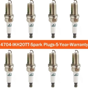 8x New Iridium Spark Plugs 4704 IKH20TT TT 0041591303 for HYUNDAI - Picture 1 of 5