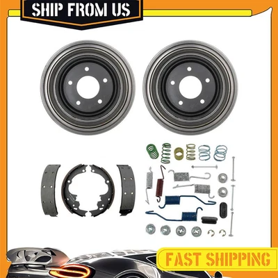 Kit de zapatas de freno de tambores traseros y herrajes para Chevrolet Astro GMC Safari Foto 1 de 4