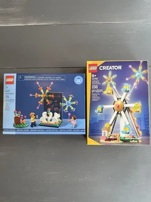 Lego Fireworks Lot - Fireworks Celebrations - Ferris Wheel 40689 40758 NEW Sets - Image 1 of 4