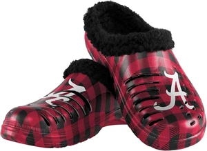 FOCO Para hombres NCAA Equipo Universitario Logo Sherpa Forrado Buffalo Cuadros Zapatos Zapatilla Zuecos - Imagen 1 de 13