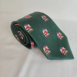 Corbata de Seda J Press Navidad Papá Noel Fiesta Hecha en Japón 3.4" - Imagen 1 de 7