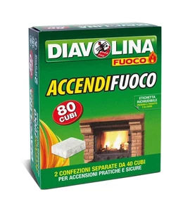 Diavolina accendifuoco in 80 cubetti - Foto 1 di 1