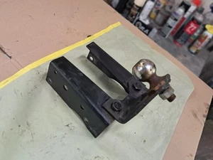 🚜John Deere 400 Garden Tractor Complete Hitch Brackets With Ball Included - Picture 1 of 4