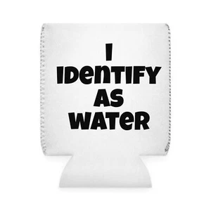 Lustige Dosenkühlhülle "Ich identifiziere mich als Wasser", Getränkehalter, Gastgeschenke zur Hochzeit, - Bild 1 von 5
