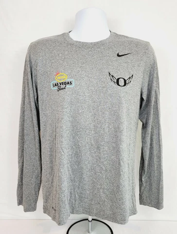 Oregon DUCKS Football Las Vegas Bowl TEAM ISSUED Nike Dri-Fit SHIRT     Men's  M Cover