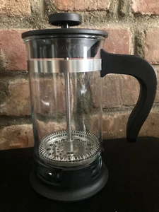Ikea ~ Single Serving ~ French Press Coffee Pot ~ 6" - Picture 1 of 4