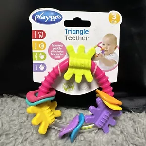 Playgro Teether Rattle BABY / INFANT TOY 7" Plastic Toy  NiP - Picture 1 of 2