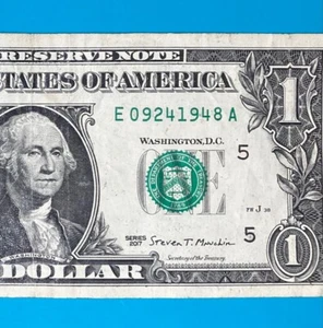 September 24, 1948 (E 09241948 A) BIRTHDAY Note $1 One Dollar Bill - Picture 1 of 4