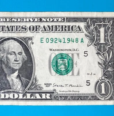 September 24, 1948 (E 09241948 A) BIRTHDAY Note $1 One Dollar Bill - Image 1 of 4