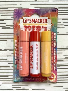 Lip Smacker 1970’s Lip Gloss #928 PEACH • PEPPERMINT • PIECE-A-CAKE Bonne Bell - Picture 1 of 7