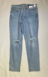 Old Navy Damen helle Waschung Größe 12 lange gerade Jeans neu mit Etikett! - Bild 1 von 5