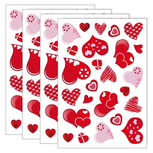 Valentine's Day Window Clings Glass Window Decals Party Decor - Picture 1 of 6