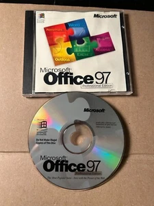 Microsoft Office 1997 Professional Edition CD w/Product Key - Photo 1/5