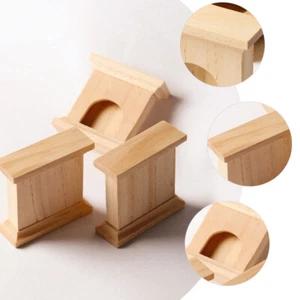 Massivholz -Kaminornamente Künstlicher Spielhauskamin Mikroszene Kind - Bild 1 von 12