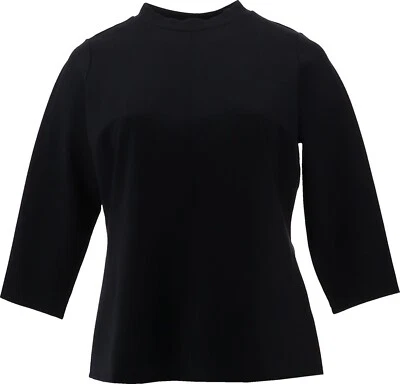 Девочка изгибы насмешливый шеи вязаный верхний черный L новый без ЯРЛЫКОВ (175) - Изображение 1 из 4