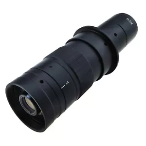 0,7–4,5x Zoomobjektiv 0,5x C-Mount Mikroskop Kamera Adapter 180x Vergrößerung - Bild 1 von 10