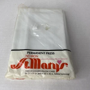 Copricuscino vintage occhiello bianco 21"" x 30"" cotone set di 2 Shabby Cottage USA - Foto 1 di 4