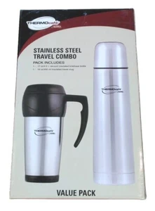 ThermoCafe BY Thermos Stainless Steel Foam Insulated Travel Mugs Value Pack - Picture 1 of 11