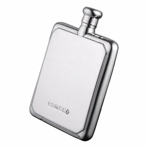 CATORS Silber - gestempelt Sterlingsilber 4oz Hüftkolben - große Größe - Bild 1 von 8