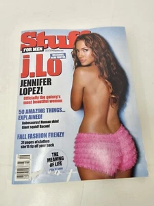 STUFF MAGAZINE ISSUE September 2001 JENNIFER LOPEZ - Picture 1 of 2