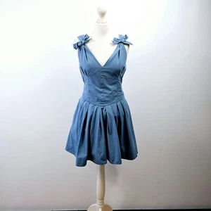 Free People - Mini Dress - Blue - XS - Picture 1 of 7