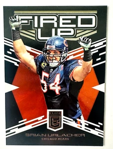 2017 Donruss Elite Brian Urlacher Fired Up FOIL Insert Card SP #/299 Bears! - Bild 1 von 3