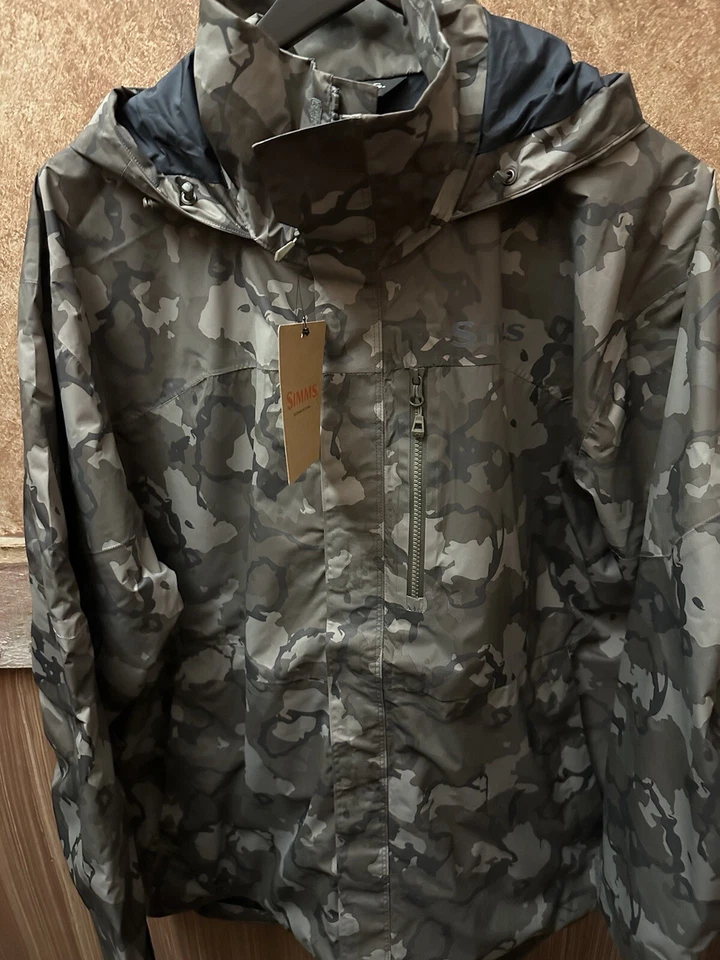 NWTS-2024-Simms Challenger Fishing Jacket - Regiment Camo Olive Drab 2X Large - Image 1 of 3