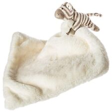 Mary Meyer Afrique Huggy Stuffed Animal Security Blanket, 12 x 12-Inches, Zebra