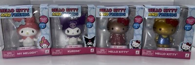 Hello Kitty - Lote de 4 mini figuras fundidas a presión serie 1 juego completo nuevo en caja 2024 Foto 1 de 4