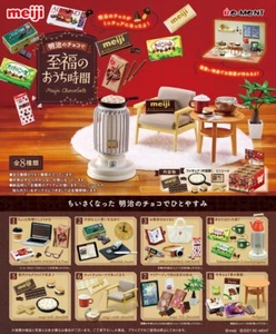 Re-Ment Miniature Dollhouse Decoration Meiji Chocolate Full Set 8 pieces Rement - Picture 1 of 11