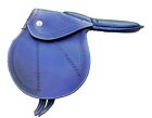 Black Flap and seat, Leather Racing Exercise Saddle - Horse Tack Laced