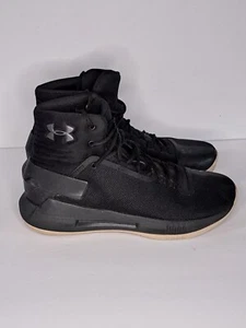 UNDER ARMOUR MENS High Top Black Basketball Shoes Size 7 Drive 4 - Picture 1 of 5
