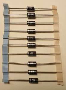 LOT DE 10 x BY218 - 600 Diodes de redressement 600V 2A DO-27 STMicroélectronique - Picture 1 of 1