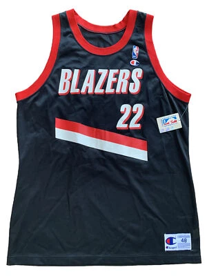 CAMISETA DE BALONCESTO 48 Clyde Drexler #22 Portland Trailblazers campeón NBA NUEVA CON ETIQUETAS Foto 1 de 4
