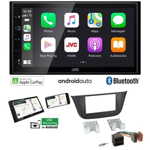 JVC KW-M560BT Autoradio Apple CarPlay Android für Iveco Daily VI ab 2014 schwarz - Bild 1 von 8