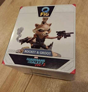 Q Fig Rocket Racoon and Groot The Guardians of the Galaxy BNIB - Picture 1 of 4