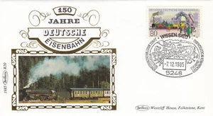 Trains 150 years Germany Benham Cover #1 Wissen 1985 (138872) - Picture 1 of 1