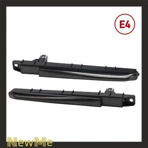 2x Smoke Side Marker LED Blinker lamps For BMW M3 E90 E92 E93 Turn Signal Lights - Picture 1 of 7