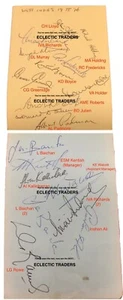 West Indies 1975/76 SIGNED Cricket Sheets v Australia. Viv Lloyd Greenidge etc - Picture 1 of 6