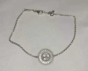 Chopard Armband "Happy Diamonds Icons" ethisches Weißgold mit Diamanten - Bild 1 von 9
