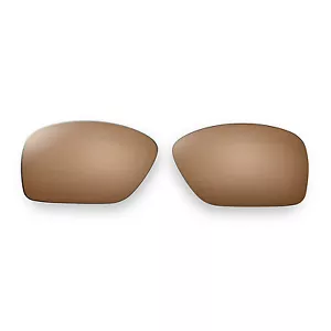 Walleva Brown Polarized Replacement Lenses For Oakley Plaintiff Squared (OO4063) - Picture 1 of 7