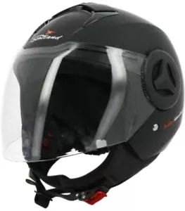 Scotland Casco Jet Moto 120032 Nero Opaco ECE2206 TAGLIA S - Foto 1 di 2