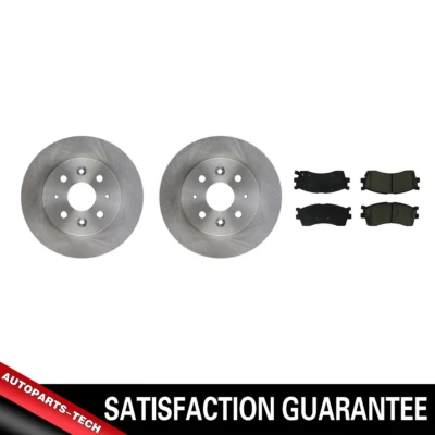 Rotores de freno delanteros y pastillas de freno metálicas Centric 3 piezas para Kia Rio 2003 2004 2005 Foto 1 de 4