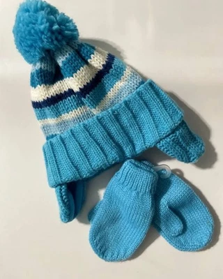 Children's Place Trapper Fleece Spikes Bear Ears Earmuff Beanie Brim Hats New - Image 1 of 4