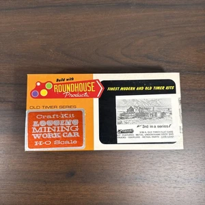 Roundhouse Ho Scale #1502 3/26 Old Timer Ho Flachwagen Neu in Box Modelleisenbahn  - Bild 1 von 5