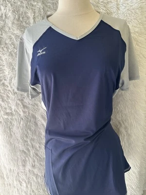 Camisa Atlética Mizuno Azul y Gris Talla XXL Nueva Voleibol Foto 1 de 4