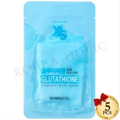 SKINPASTEL Premium Glutathione Ampoule Mask Pack 25m x 5EA Moisturizing Mask - Image 1 of 4