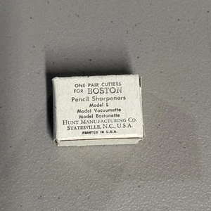 Cortadores de caza de colección para sacapuntas Boston modelo L hechos en EE. UU. - Imagen 1 de 1